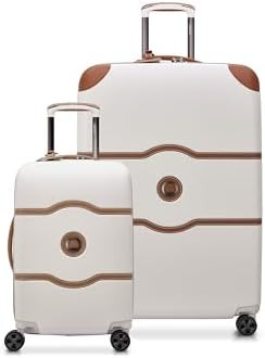 DELSEY PARIS Chatelet Air 2.0 Hardside Luggage with Spinner Wheels, Angora, 2 Piece Set (19/28) | Amazon (US)
