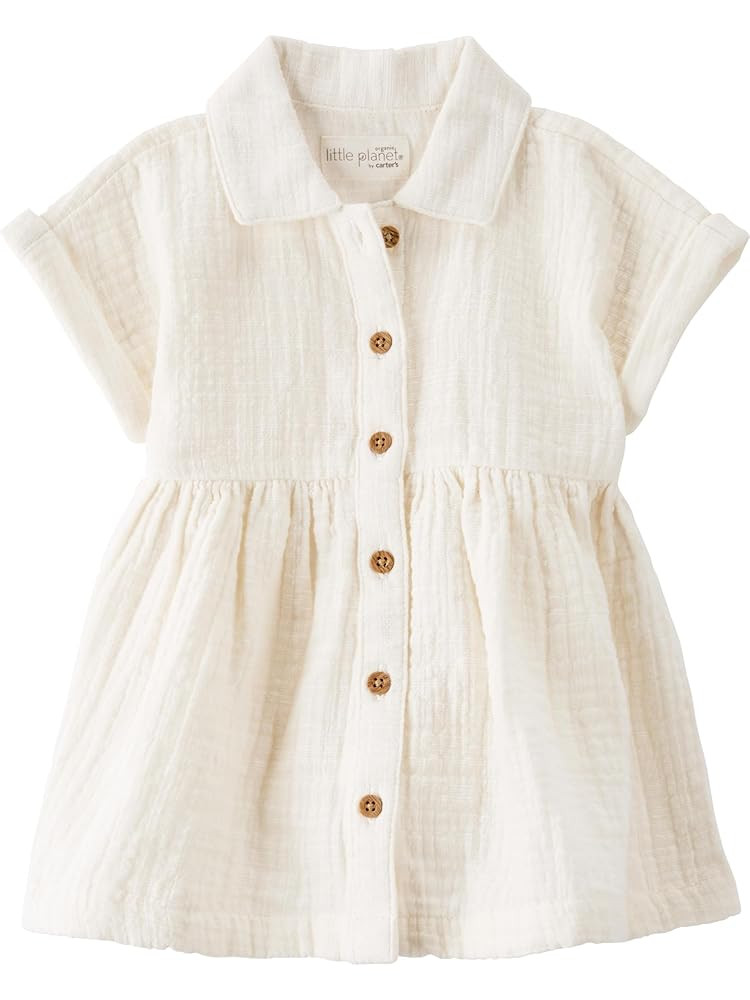 little planet by carter's Baby Girls' Dress Made with Organic Cotton | Amazon (US)