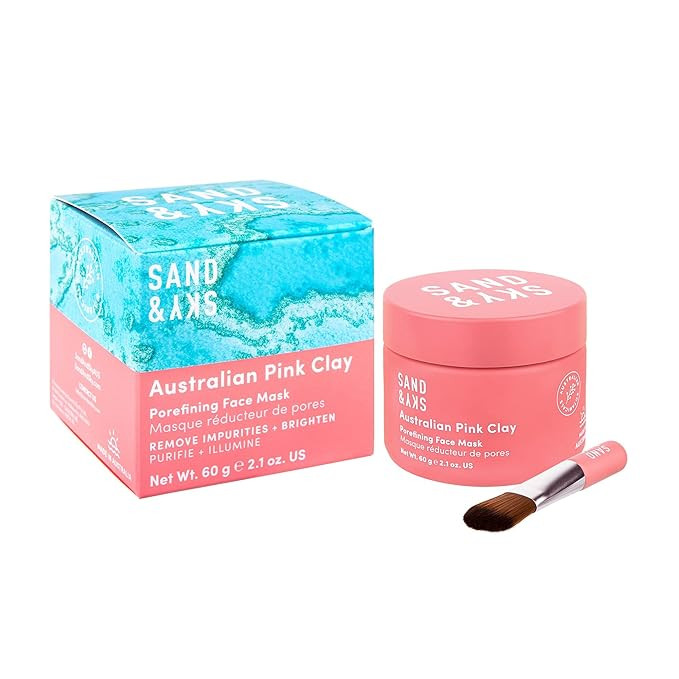 Sand & Sky Australian Pink Clay Porefining Face Mask Skin Care | Pink Clay Face Mask | Pore Minim... | Amazon (US)