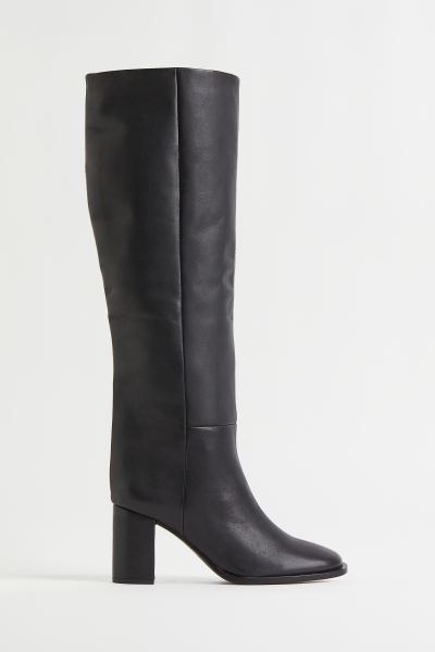 Knee-high Leather Boots | H&M (US + CA)