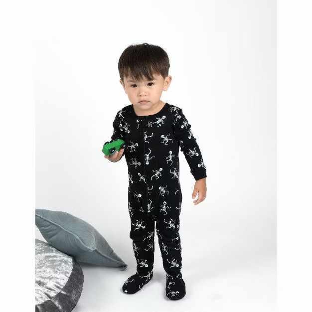 Leveret Footed Dinosaur and Skeleton One Piece Pajamas | Target