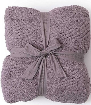 Barefoot Dreams Bamboo Cozychic� Shine Herringbone Blanket - Beach Rock | Dillard's