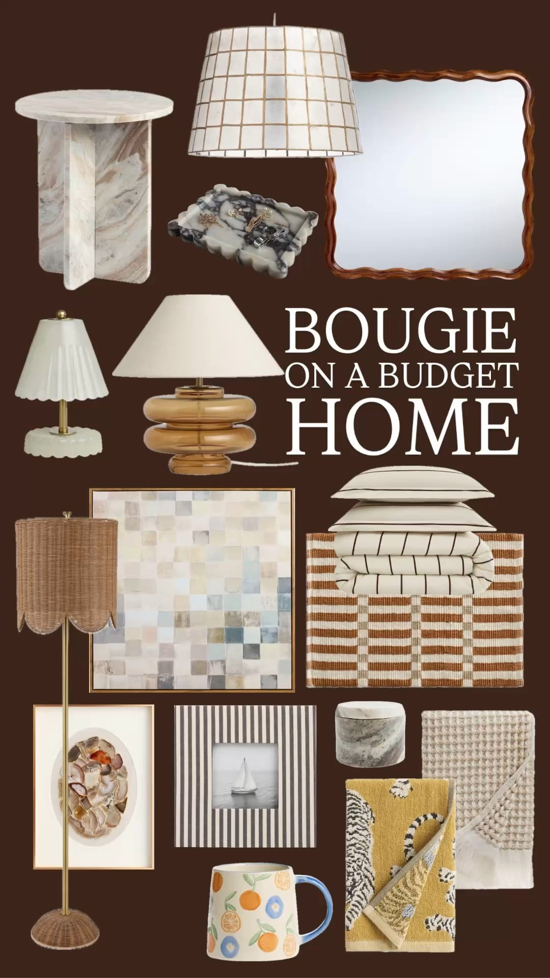 Serving high-end energy without the high-end price tag 🤎✨

From marble accents and sculptural lamps to textured frames, woven storage, and cozy neutral textiles—these finds instantly elevate your space while keeping it warm, curated, and lived-in.

This is your reminder: you don’t need to spend a fortune to create a home that feels expensive.

#LTKHome #LTKFinds #LTKStyle

#LTKSeasonal #LTKHome #LTKSaleAlert