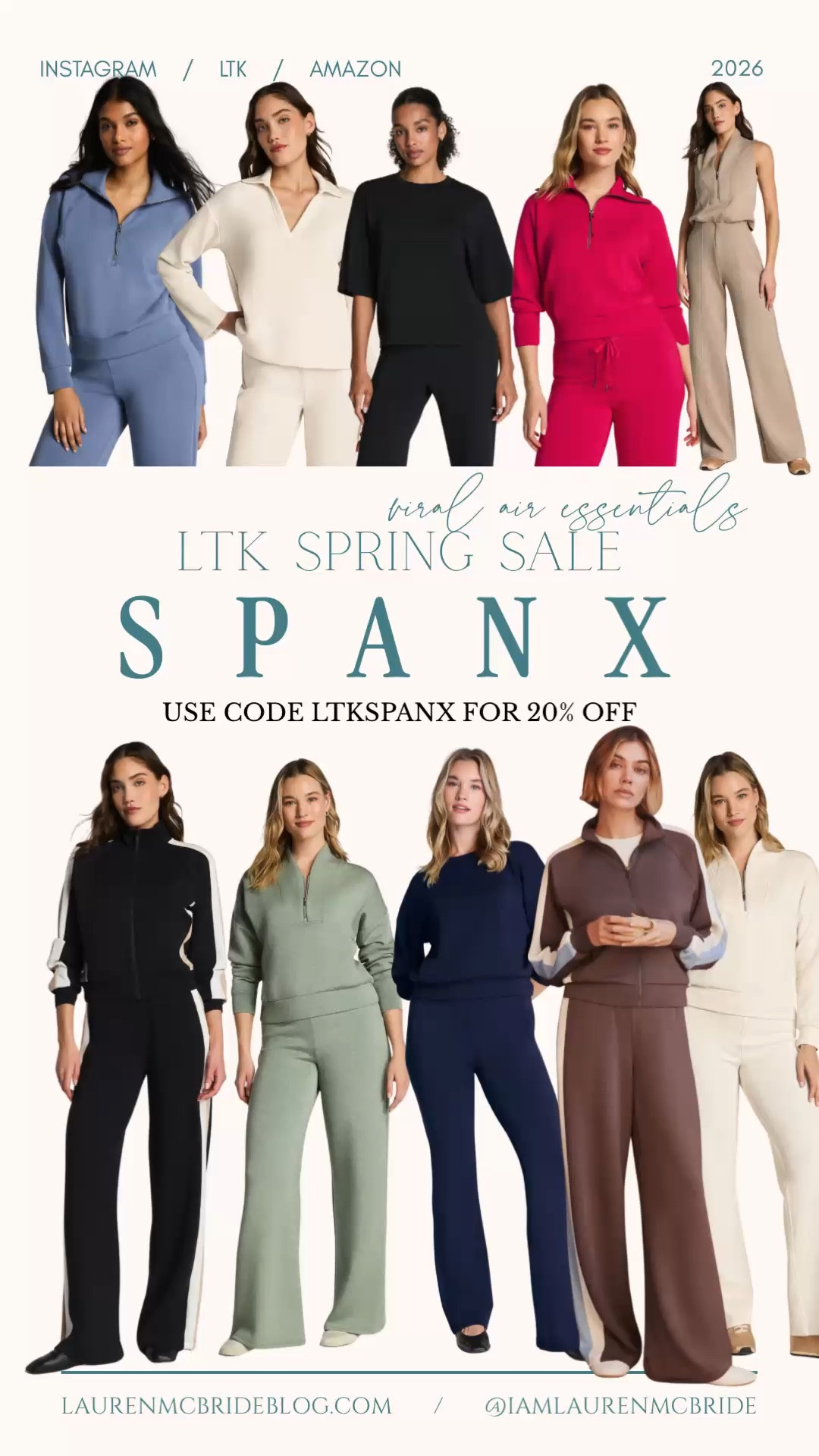 LTK SPRING SALE! 20% off @spanx site wide with code LTKSPANX 

#LTKSpringSale
