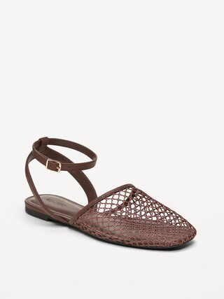 Raffia Slingback Flats for Women | Old Navy (US)