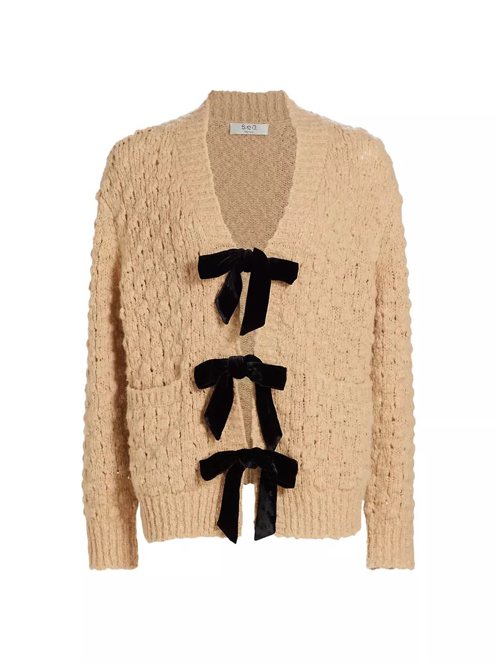 Teresa Tie-Front Wool-Blend Cardigan | Saks Fifth Avenue