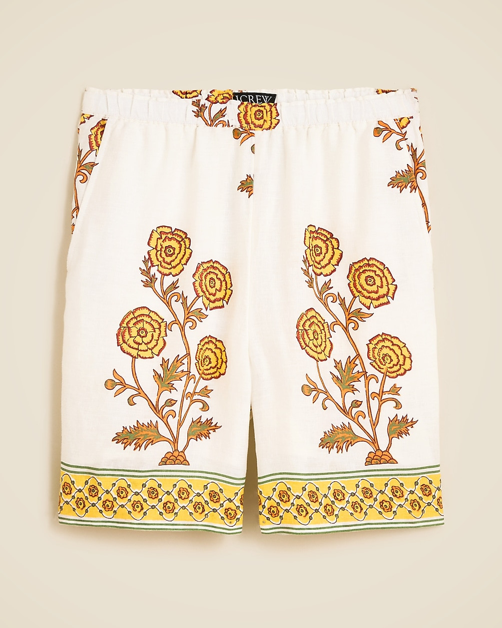 7" Stratus short in sunset rose block print | J. Crew US