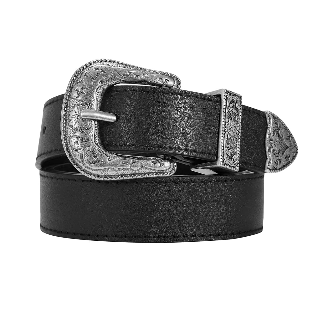 Western Belts for Women - Vintage Western Design Ladies Cowgirl Waist Belt for Pants Jeans Dresse... | Amazon (CA)