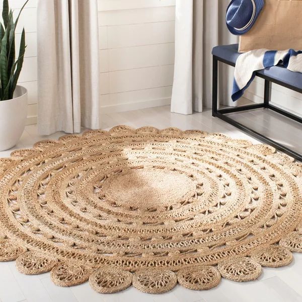 Safavieh Hand-Woven Natural Fiber Coastal Natural Jute Rug - 5' x 5' Round | Bed Bath & Beyond