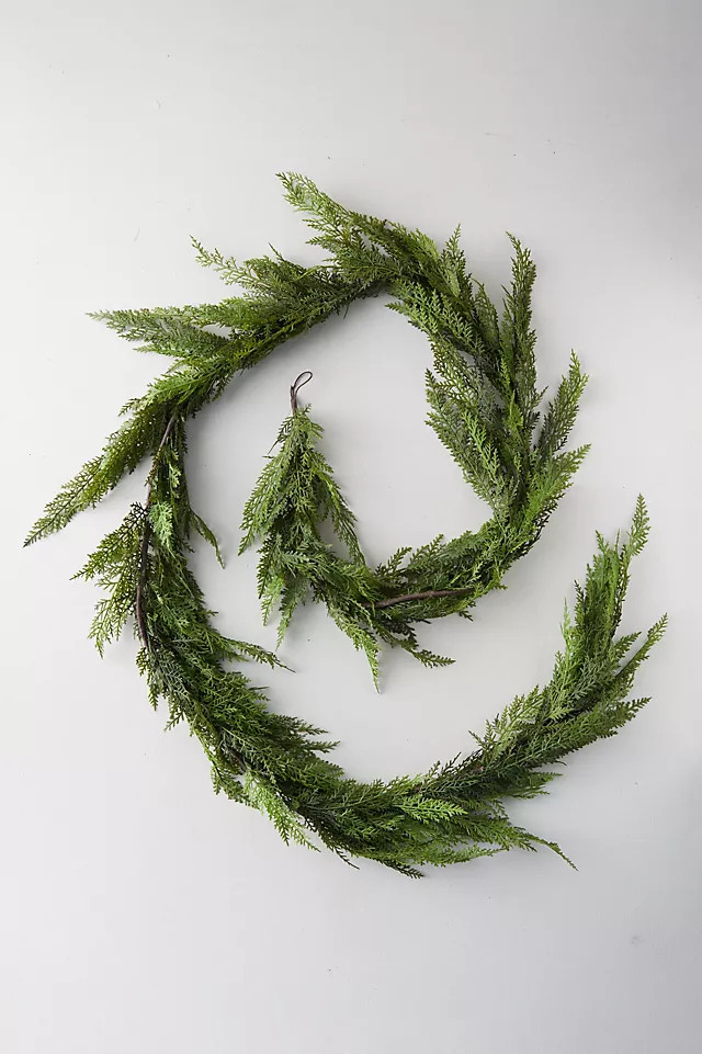 Faux Cedar Garland | Anthropologie (US)