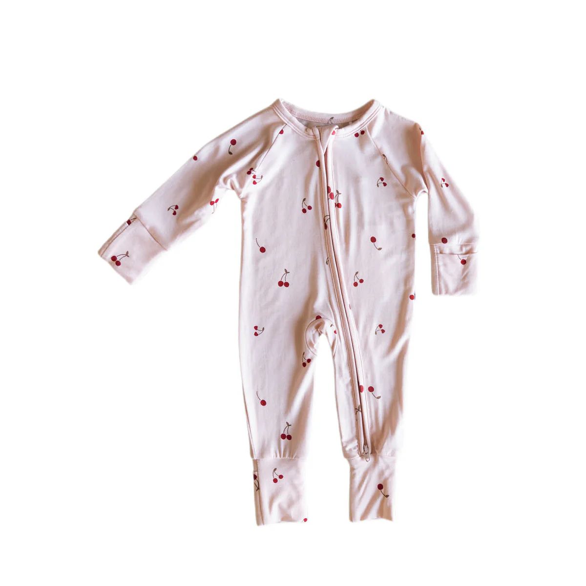 Cherry | Bamboo Zip Romper | Brixton Phoenix