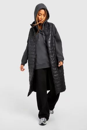 High Shine Maxi Gilet | Boohoo.com (US & CA)