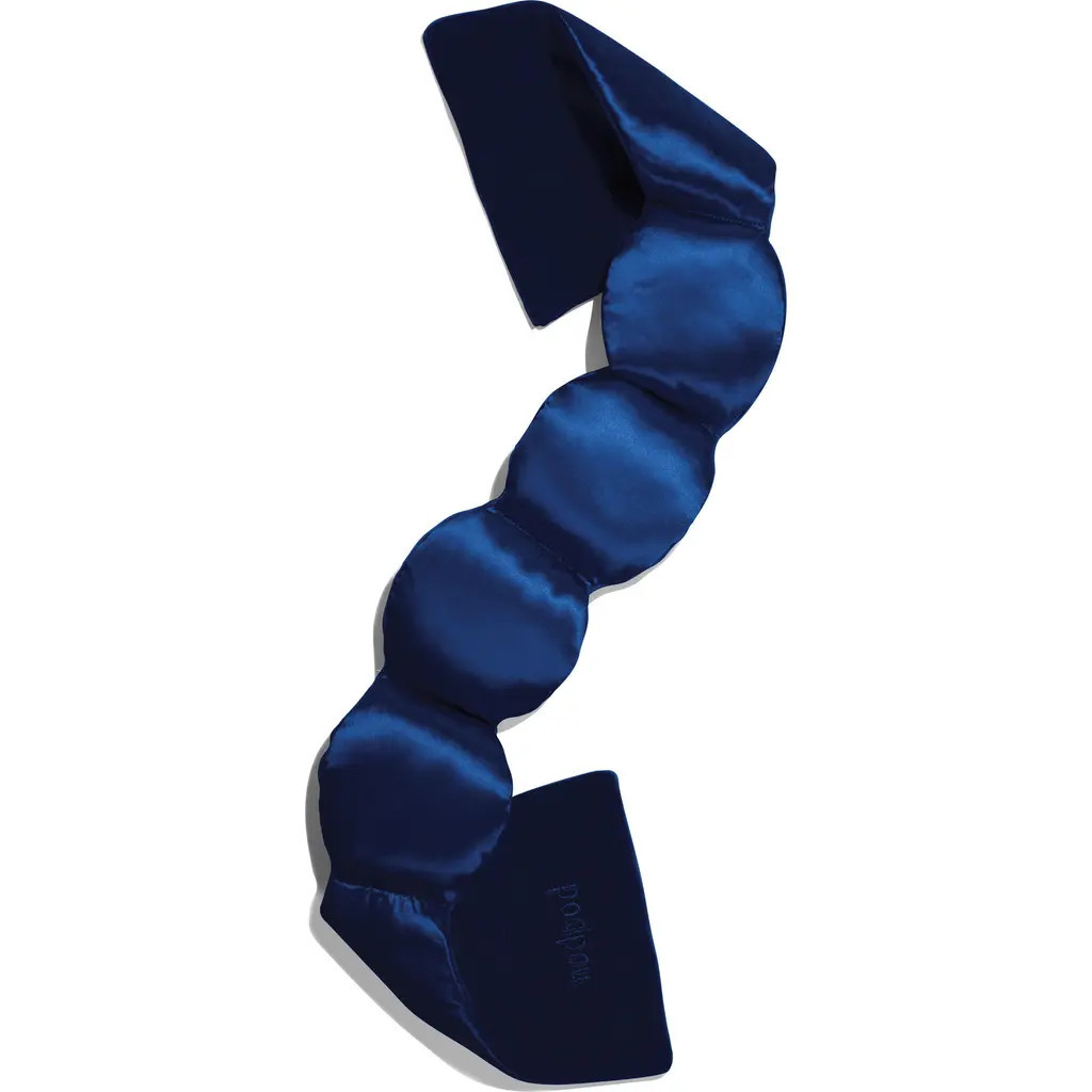 NODPOD Silk & Velvet Weighted Sleep Mask in Sapphire at Nordstrom | Nordstrom