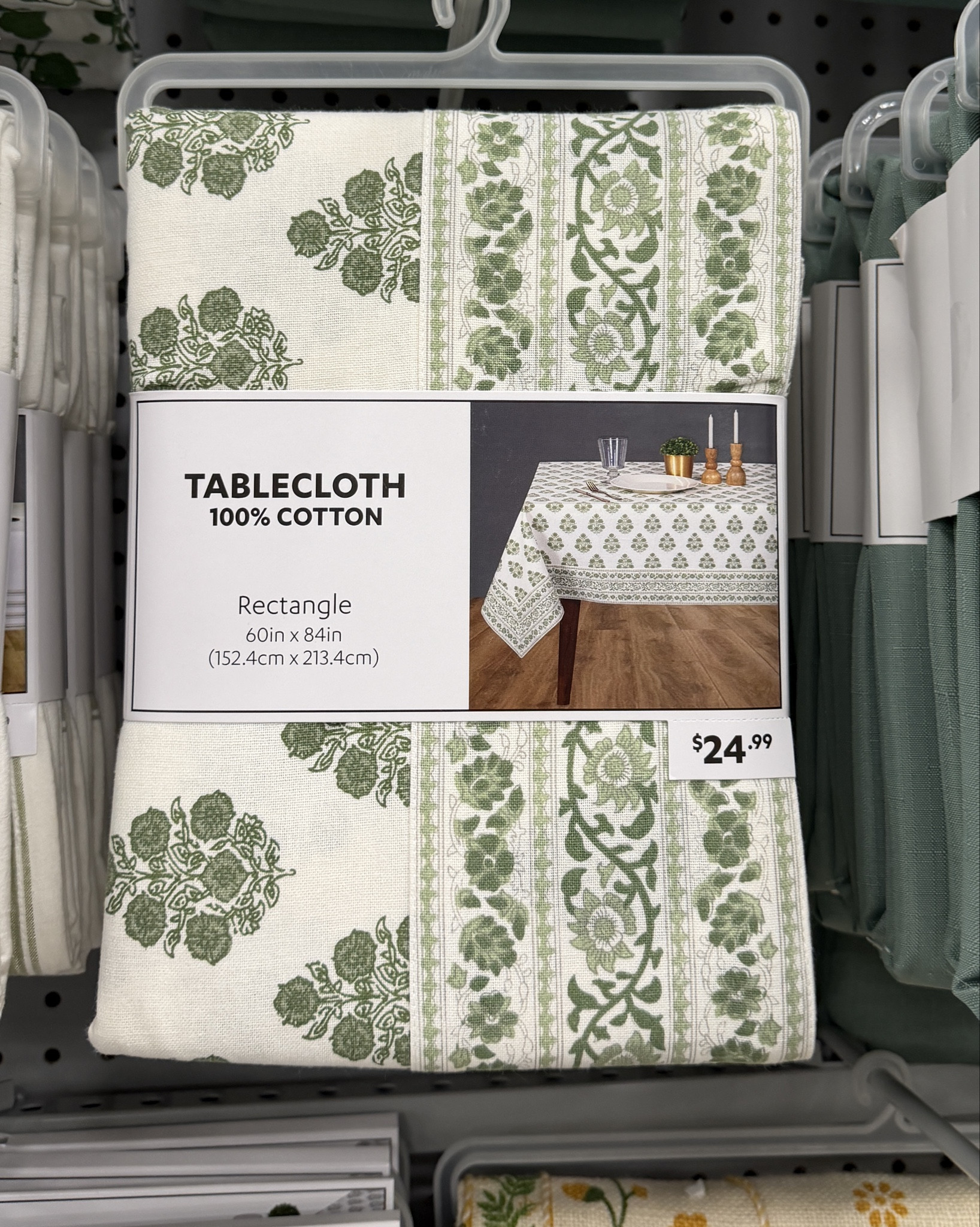 Spring tablecloths starting at just $24! 