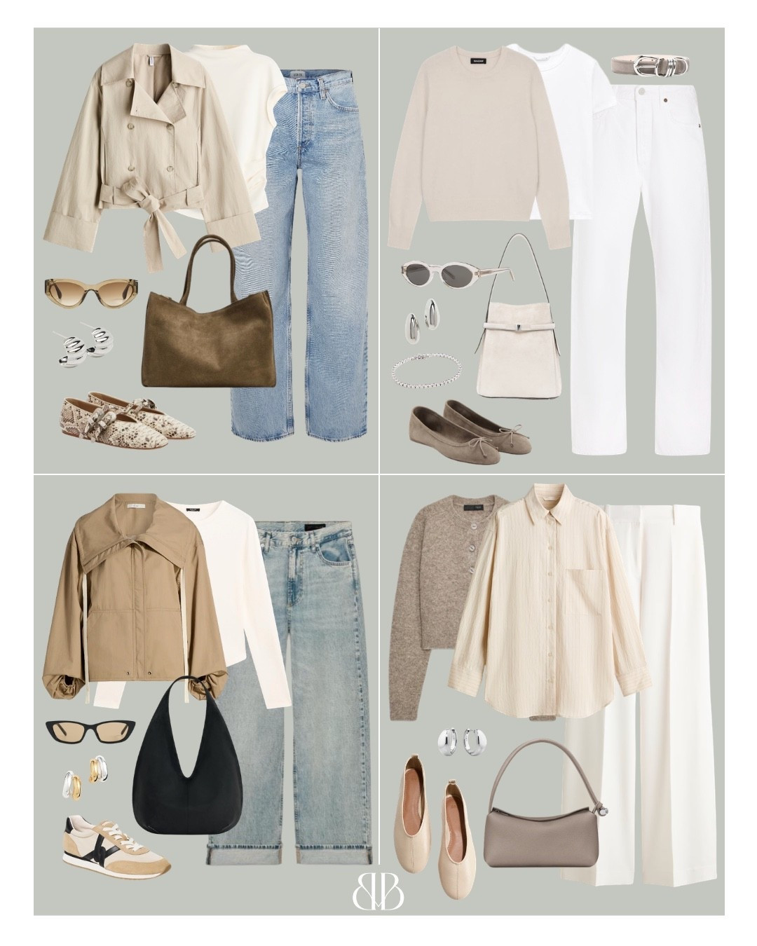 High-low neutral looks for spring 🤍

#LTKSeasonal #LTKootd