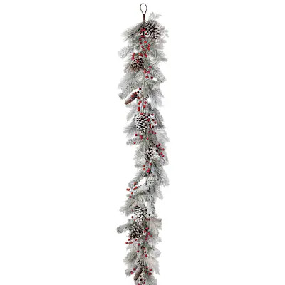 Holiday Living Indoor/Outdoor (non powered) 6-ft Mixed green Artificial Garland | Lowe's