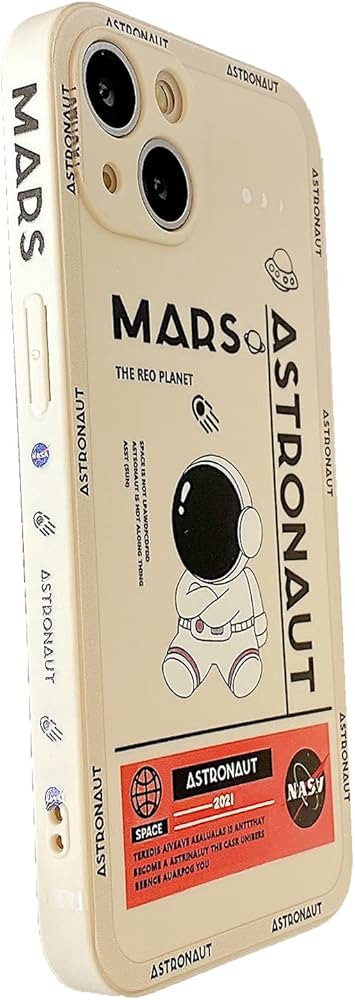 Yonds Queen Compatible with iPhone 12 Pro Cute Case, Cool Cartoon Astronaut Space Rocket Design S... | Amazon (US)