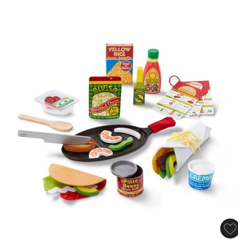 Melissa and Doug taco and tortilla set