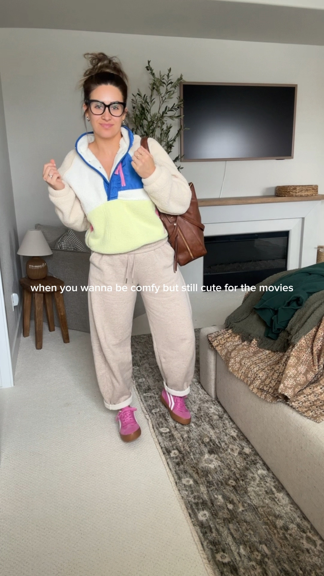 Half zip is a S
Sweats are a S
Shoes are kids size 4 (I’m a 7 in women’s) 

#LTKStyleTip #LTKPetite