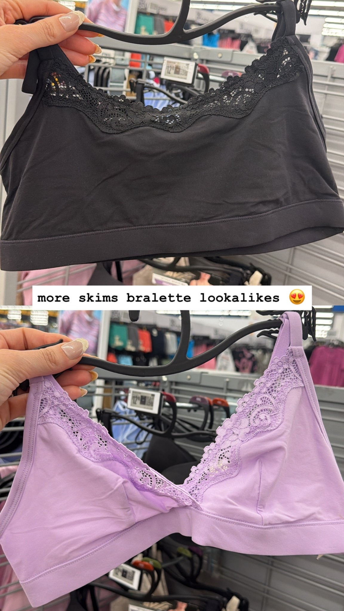 WALMART | skims bralette dupes 