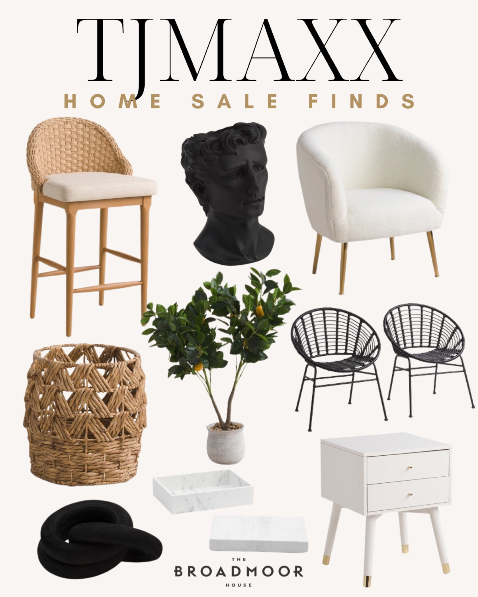 Tjmaxx home sale finds! 

Home decor, modern decor, entry table, entry mirror, outdoor furniture, gold decor, glam, nightstand, counter stool, faux tree

Follow my shop @the_broadmoor_house on the @shop.LTK app to shop this post and get my exclusive app-only content!

#LTKSaleAlert #LTKHome #LTKStyleTip