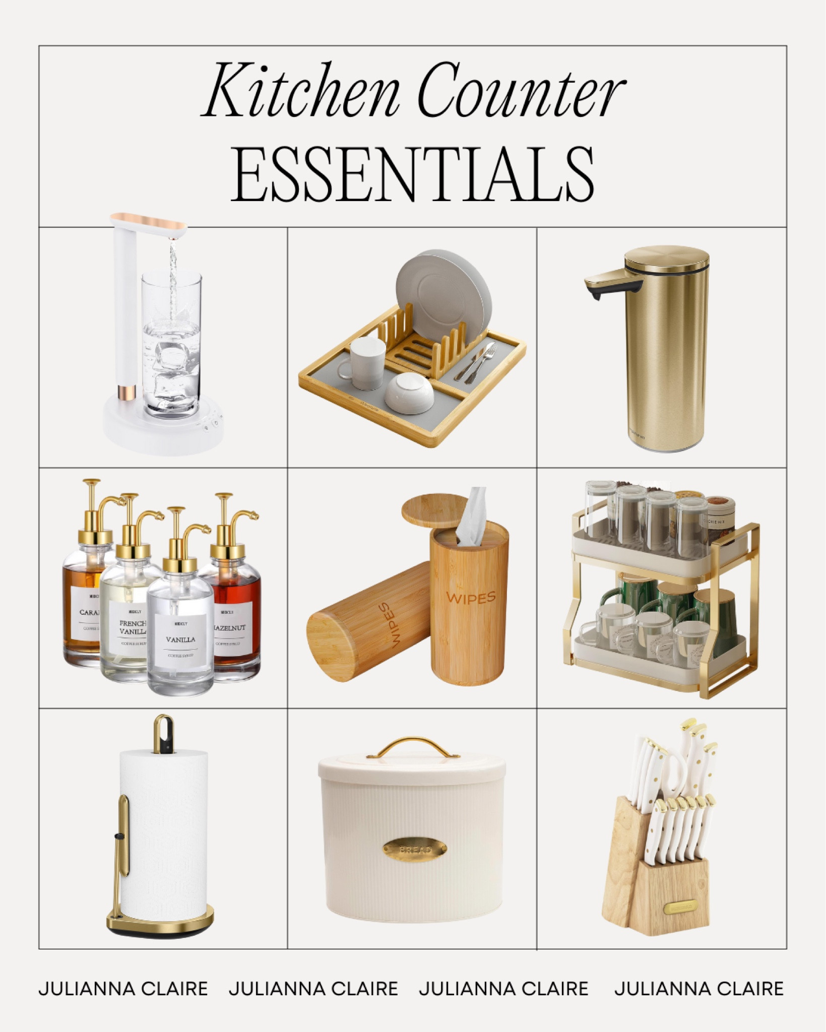 Kitchen Essentials From Amazon 🌿

kitchen essentials // amazon finds // kitchen decor // home finds // kitchen organization // amazon home finds // amazon home // kitchen finds // kitchen sink organization // kitchen sink decor

#LTKhome #LTKfindsunder100 #LTKfindsunder50