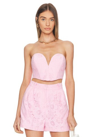 Cherri Crop Top
                    
                    Amanda Uprichard | Revolve Clothing (Global)