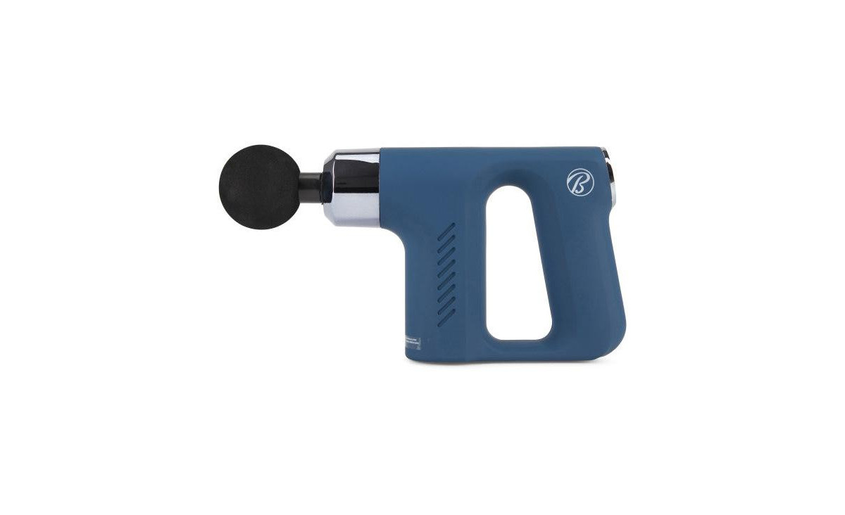 Brookstone Multi Grip Rechargeable Massage Gun - Navy | Macy's