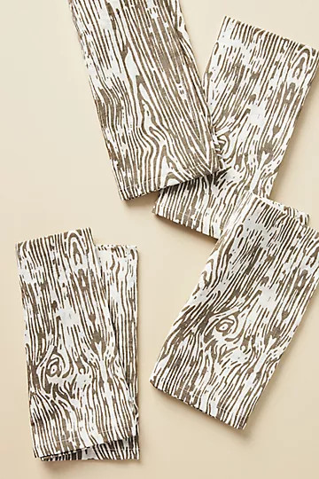 Sir/Madam Linen Napkins, Set of 4 | Anthropologie (US)