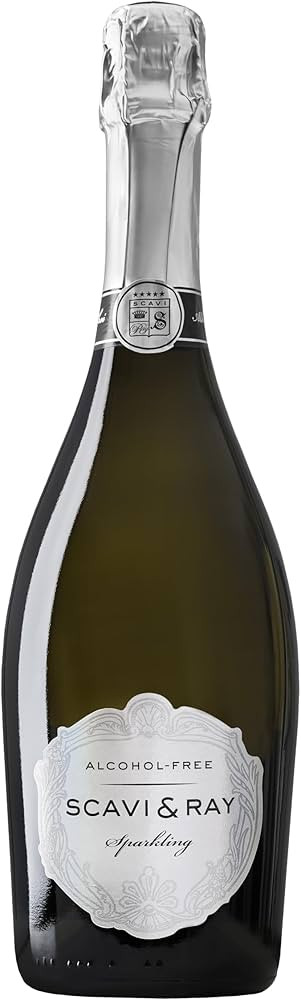 SCAVI & RAY alkoholfreier Sekt Sparkling 0,75l - 0,0% Alkohol, halbtrocken, fruchtig-frischer Sch... | Amazon (DE)