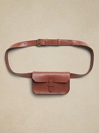 Heritage Leather Belt Bag | Banana Republic (US)