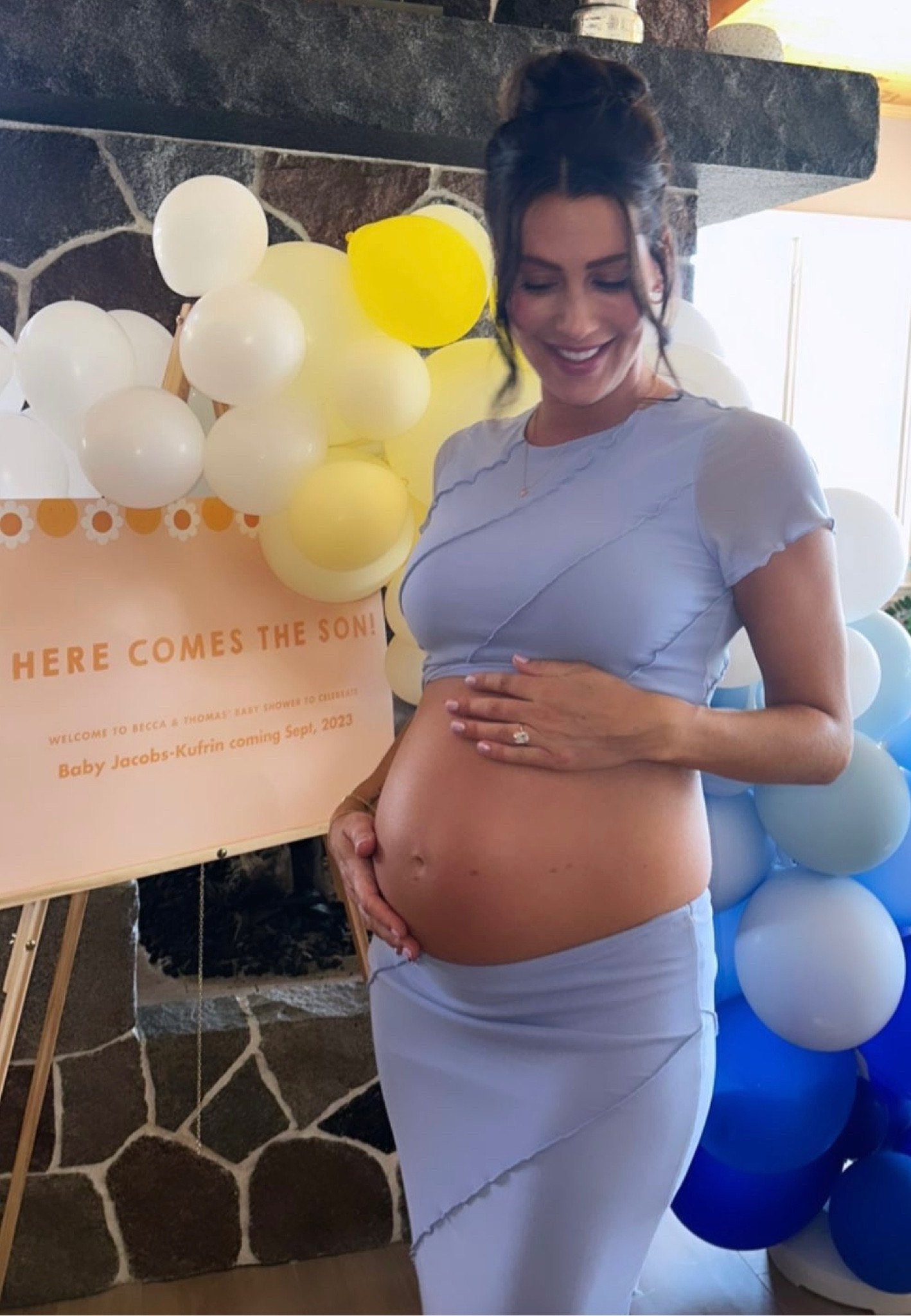 Skirt set that I wore for my baby shower. It’s non-maternity but I sized up for the bump 

#LTKSeasonal #LTKunder100 #LTKbump