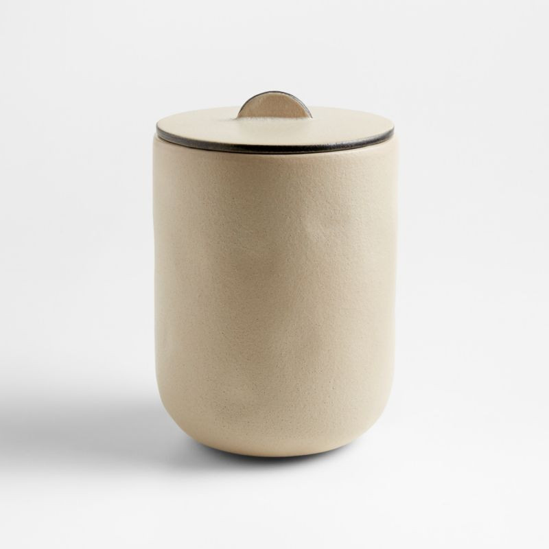 Didi Mu Medium Canister by Eric Adjepong | Crate & Barrel | Crate & Barrel