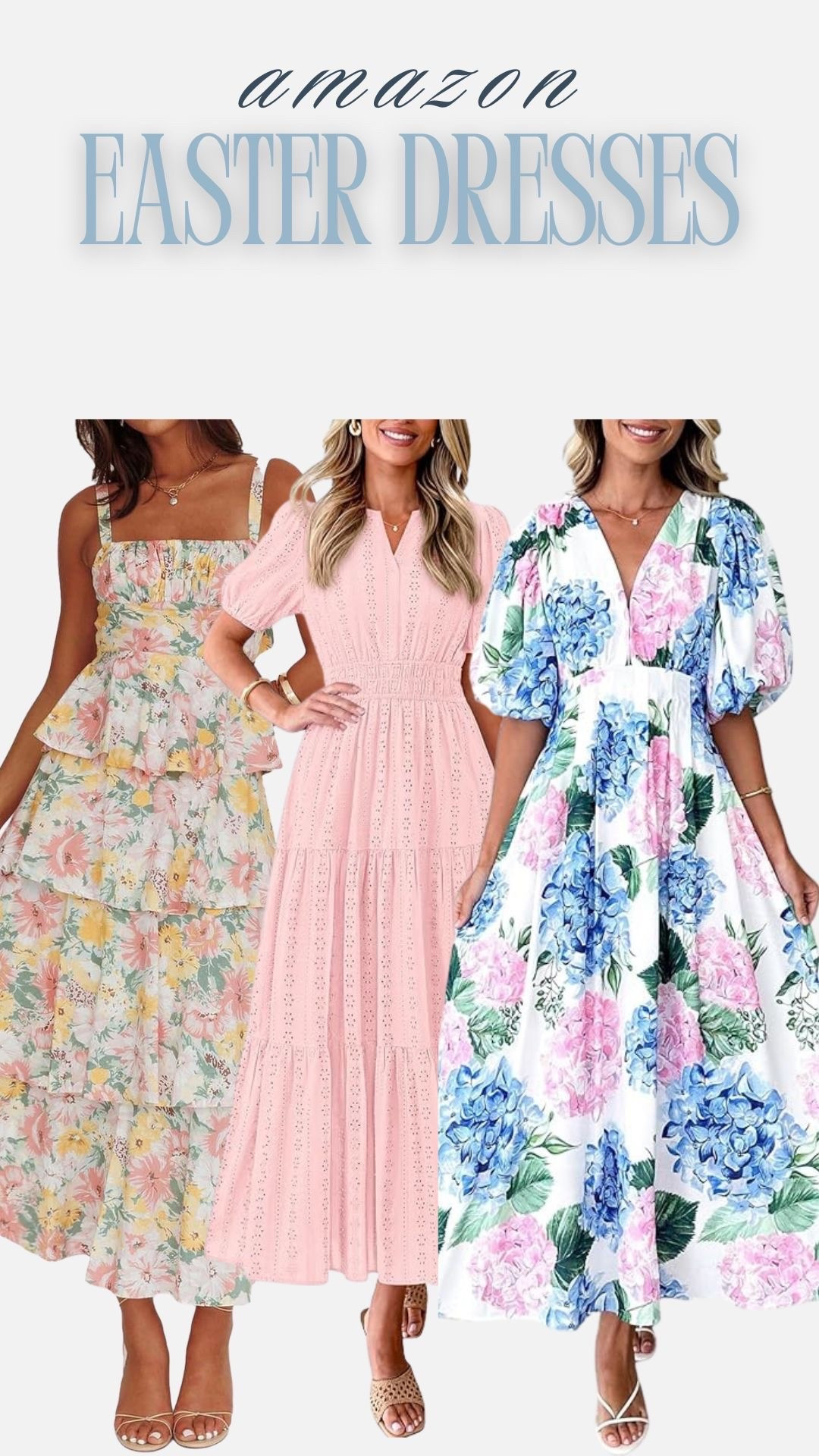 🌷 Amazon Easter dresses 🌷
Sweet, feminine, and perfect for church, brunch, or family photos 💐✨
#amazondresses #easterstyle #springfashion #femininefashion #ltkstyle #sundaybest


#LTKSpringSale #LTKSeasonal