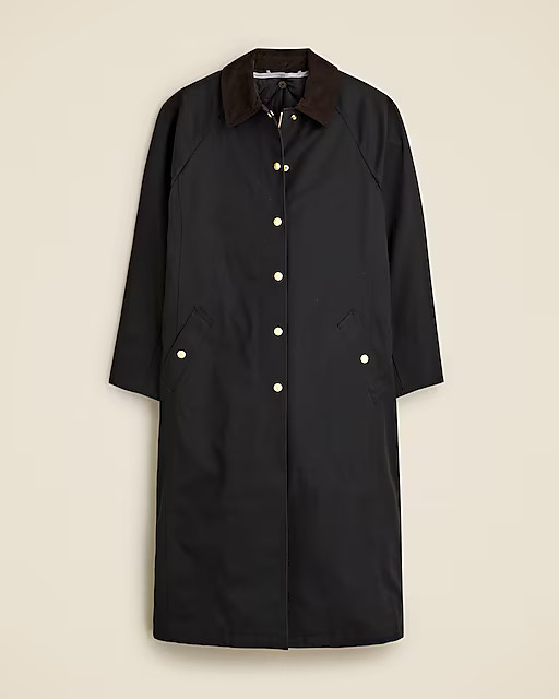 Long Barn Jacket™ in waxed cotton twill | J. Crew US