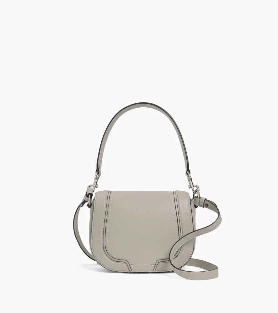 Ella medium crossbody bag in grained leather | Le Tanneur
