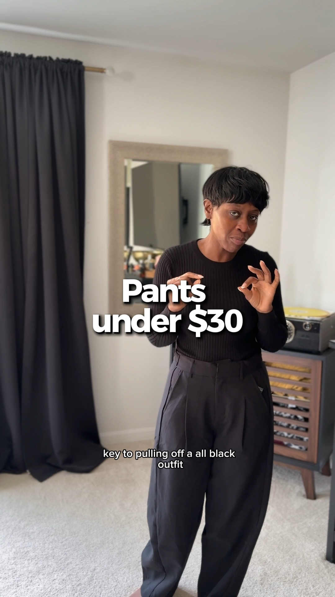 New pants, who dis? 👀 Two pairs—each under $30—because looking refined doesn’t have to break the bank. I’m also fully embracing my love for an all-black situation (aka outfit), and honestly… it never misses.🖤✨ They are perfect for in the office or being out and about!  

#LTKFindsUnder50 #LTKWorkwear #LTKStyleTip