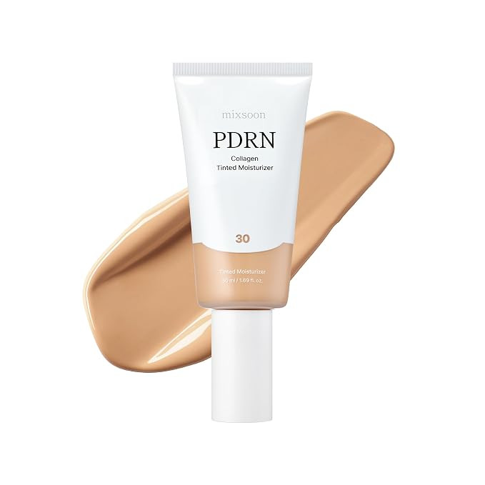 mixsoon PDRN Collagen Tinted Moisturizer - Skincare-Infused Base with Rice PDRN & Peptides, 24H V... | Amazon (US)