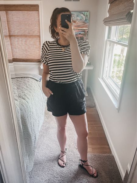 Outfit inspiration of the day! Striped shirt and black linen shorts are both on sale at & Crew.



#LTKStyleTip #LTKFindsUnder50 #LTKSaleAlert