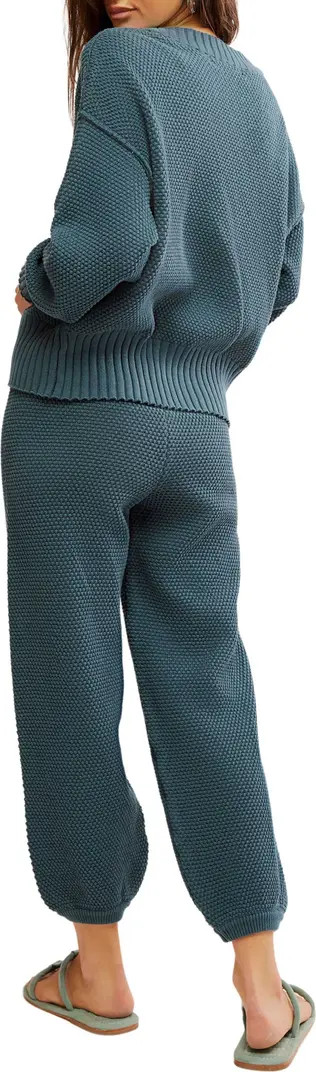 Hailee Waffle Stitch Cardigan & Pants | Nordstrom