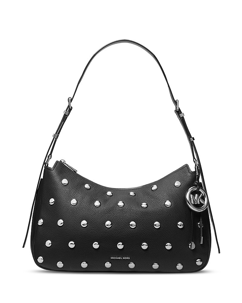 Michael Kors Medium Studded Leather Crossbody | Bloomingdale's (US)