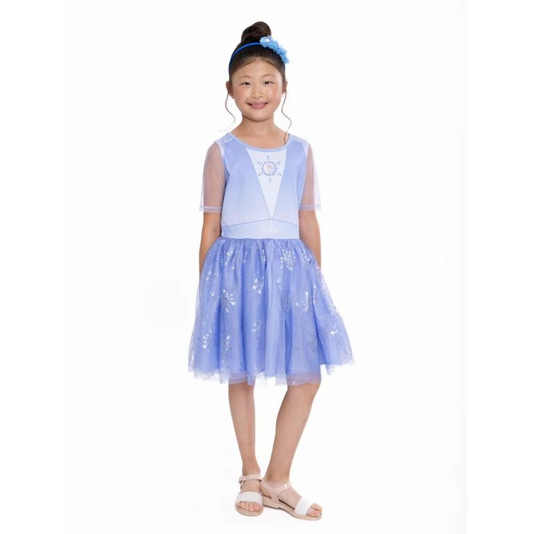 Disney Girls' Elsa Cosplay Dress, Sizes 4-16 | Walmart (US)