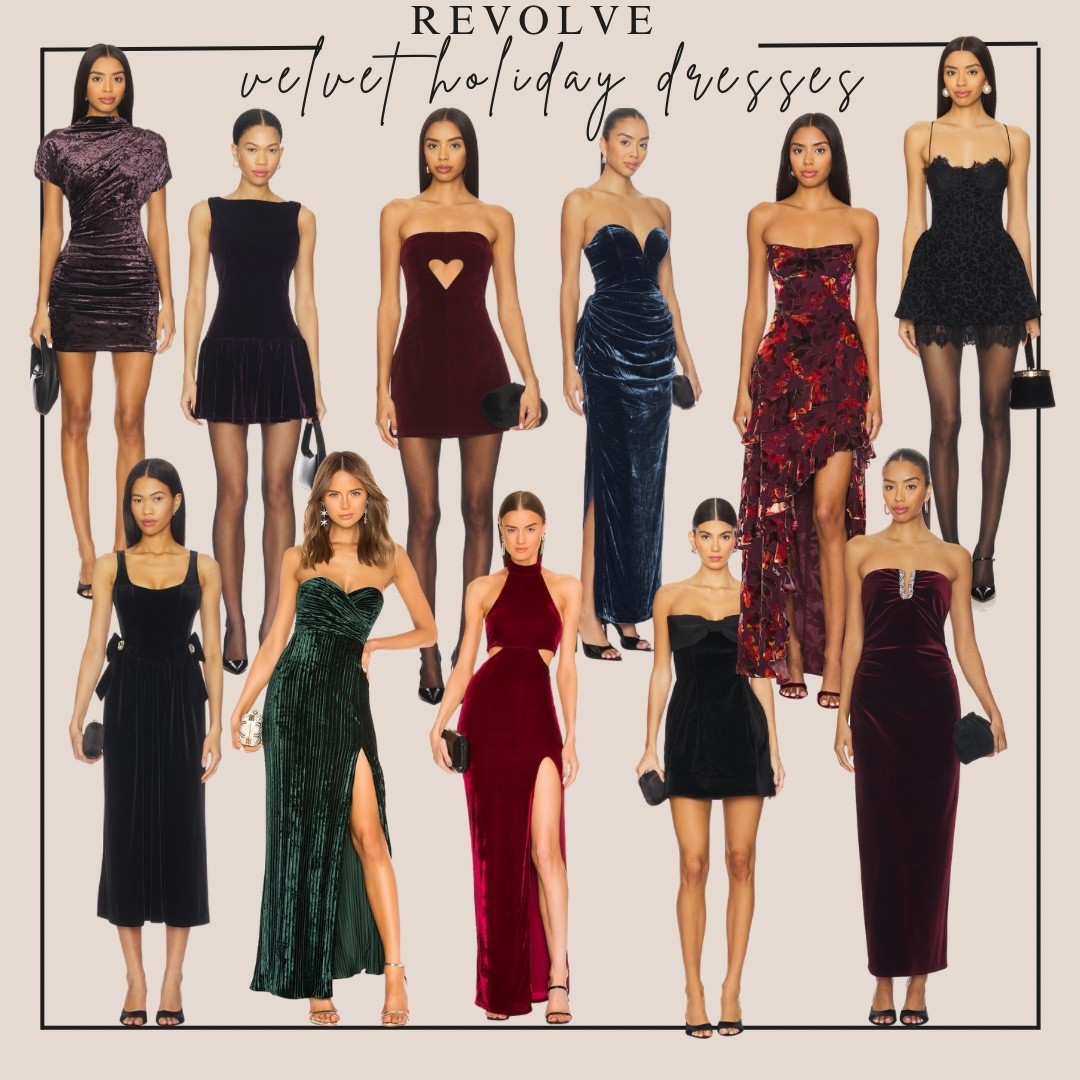 Holiday dresses from Revolve  - Velvet ❤️🎄


#revolve fashion
#revolve dresses
#revolve holiday shop 
#holiday dresses
#holiday party
#christmas dresses 
#little black dress
#mini dress
#midi dresses
#maxi dress
#black velvet midi dress
#dress with bow
#strapless dress 
#off the shoulder dress
#green velvet dress
#holiday party dress
#christmas party dress
#expensive looking texture
#textured dress
#night out dress
#new years eve dress
#party dress
#sweetheart dress
#floral velvet dress   
#fashion inspo
#designer dress 
#velvet red dress 
#ootd

#LTKootd #LTKSeasonal #LTKHoliday