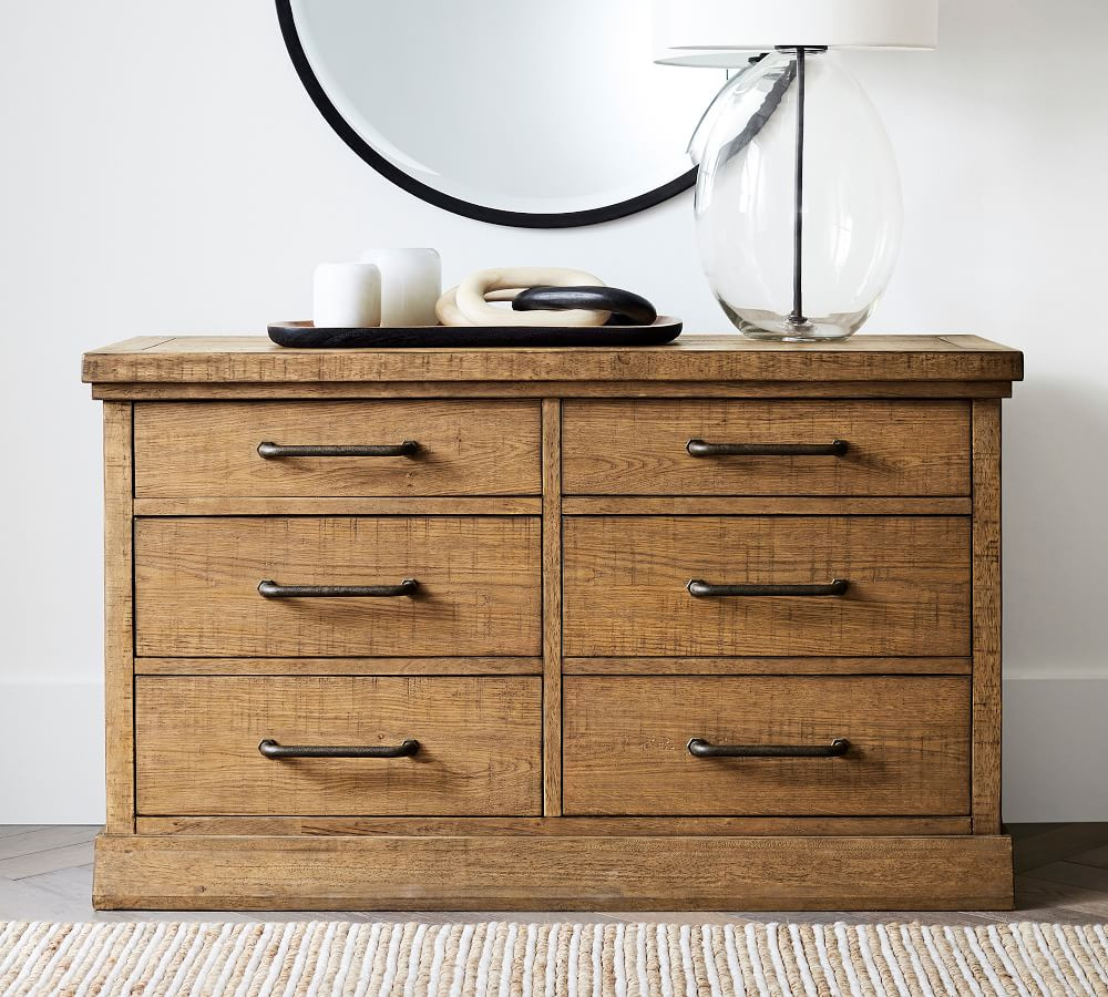 Fort 6-Drawer Wide Dresser | Pottery Barn (US)