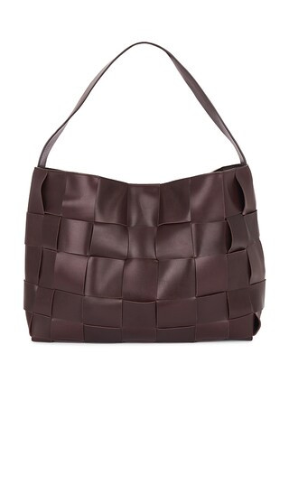 St. Agni Woven Large Tote in Brown. | Revolve Clothing (Global)