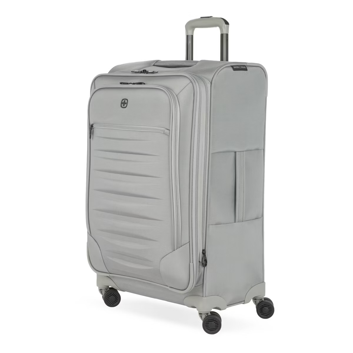 SWISSGEAR Checklite Softside Medium Checked Suitcase - Gray | Target