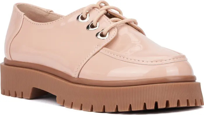 OLIVIA MILLER Kids' Lug Sole Patent Derby | Nordstromrack | Nordstrom Rack