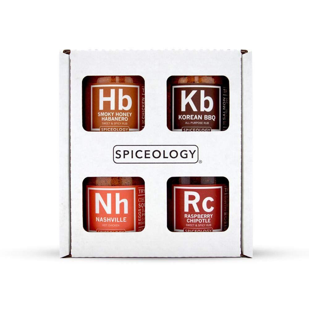 Spiceology - Sweet and Spicy Variety Pack - 4 BBQ Rubs - Great for Gifts | Amazon (US)