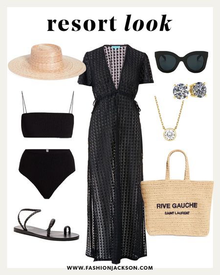 Beach vacation, resort, vacation outfits, swimsuits, spring outfits, bikini, coverup, sandals, beach hat, beach bag #vacationoutfits #swimsuit #sandals #beach

#LTKswim #LTKSeasonal #LTKunder100