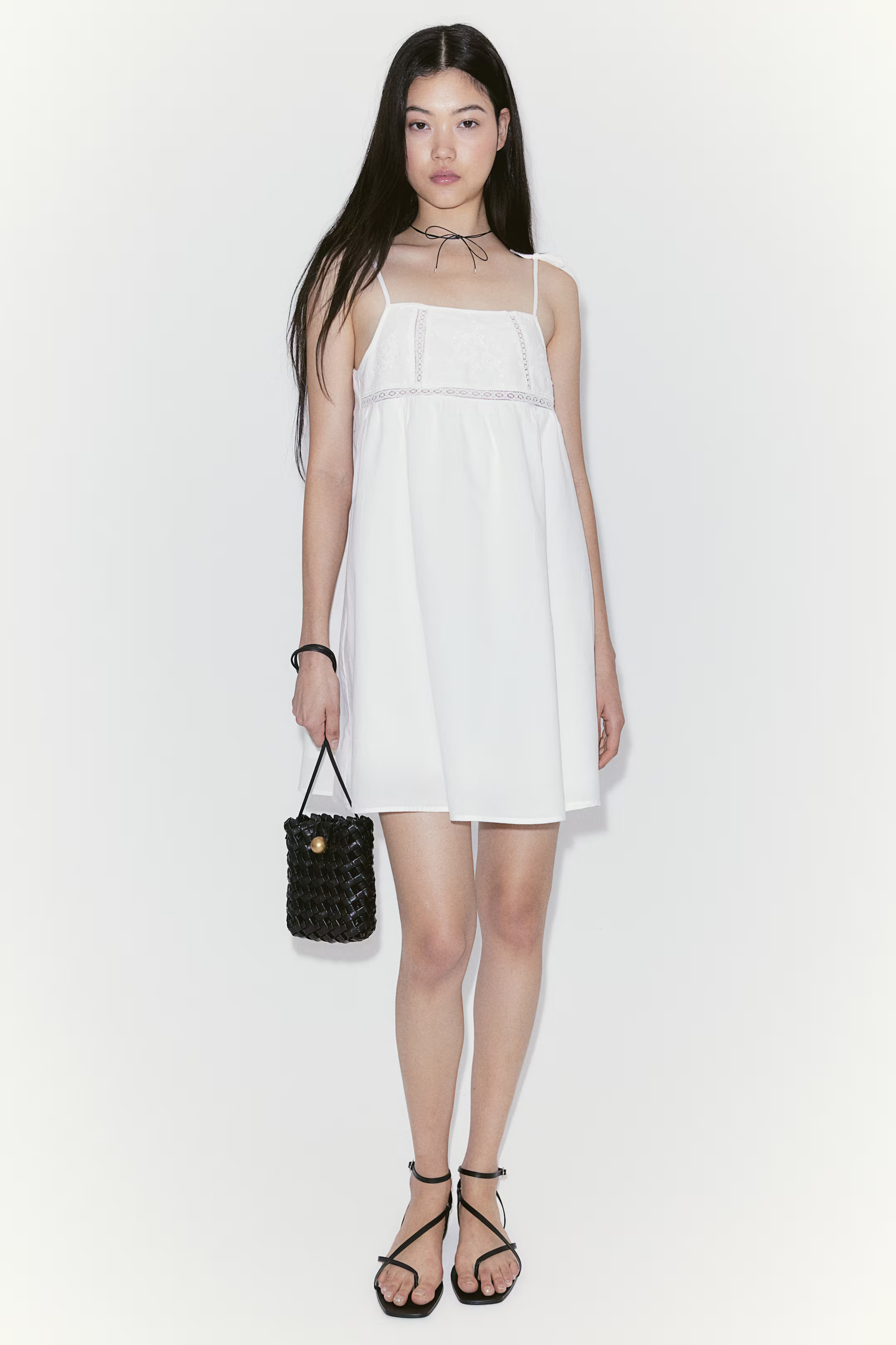 Embroidered A-line Dress | H&M (US + CA)